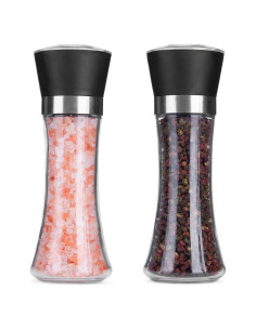 Juego de Molinillos de Sal y Pimienta Hotder 19 cm Vidrio