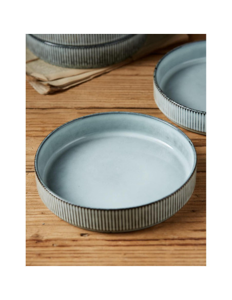 Juego de Cuencos de Pasta Famiware 4 Piezas 19 cm Azul