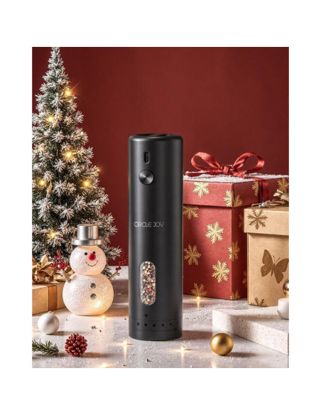 Molinillos Eléctricos de Sal y Pimienta CIRCLE JOY 110ml Negro