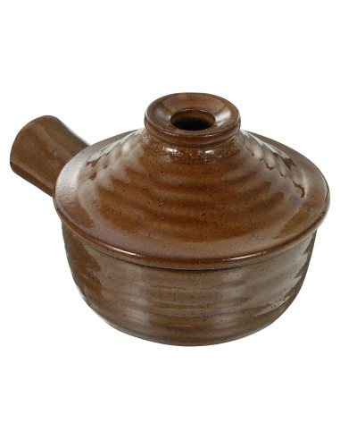 Olla de Cerámica Tofficu 0.71 kg con Tapa para Microondas