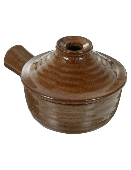 Olla de Cerámica Tofficu 0.71 kg con Tapa para Microondas