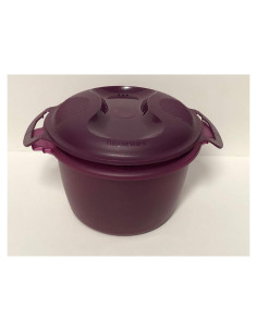 Olla de arroz para microondas Tupperware 2.2L Púrpura