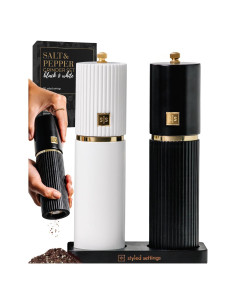 Conjunto Molinillos Sal y Pimienta STYLED SETTINGS Madera