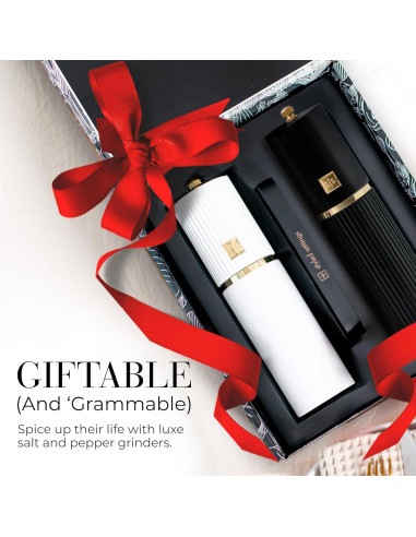 Conjunto Molinillos Sal y Pimienta STYLED SETTINGS Madera