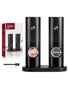 Juego de Molinillos Eléctricos de Sal y Pimienta Simple Deluxe