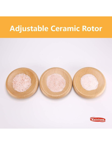 Molino de Sal y Pimienta Kaiciuss Acrílico 22 cm Ajustable