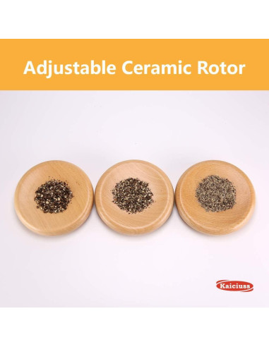 Molino de Sal y Pimienta Kaiciuss Acrílico 22 cm Ajustable