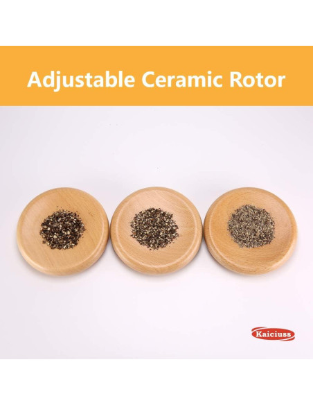 Molino de Sal y Pimienta Kaiciuss Acrílico 22 cm Ajustable