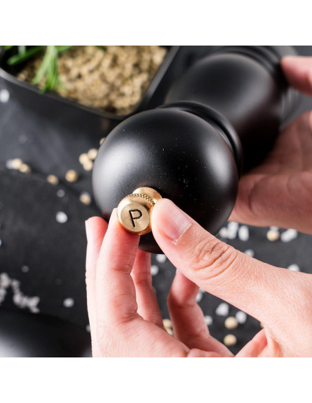 Juego de 2 Molinillos de Sal y Pimienta BILL.F 17,78 cm