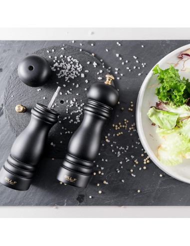 Juego de 2 Molinillos de Sal y Pimienta BILL.F 17,78 cm