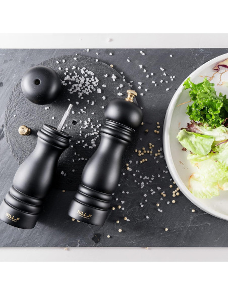 Juego de 2 Molinillos de Sal y Pimienta BILL.F 17,78 cm