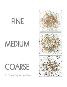 Juego de Molinillos de Sal y Pimienta LEVAV 170g Acero Inoxidable 2