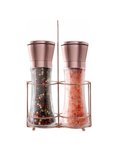 Juego de Molinillos de Sal y Pimienta Bonris 2 Piezas Cobre
