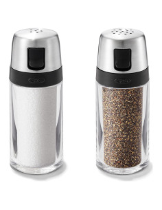Juego de Salero y Pimentero OXO, Acero Inoxidable, 56 g