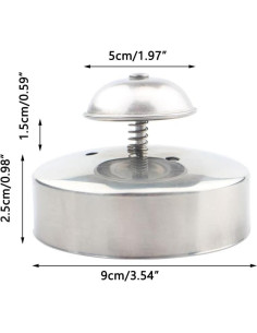 Cortador y Sellador de Sándwich HomeSoGood Acero Inoxidable 9 cm 2