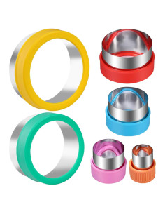 Juego de Cortadores de Galletas Redondos Magigift - 6 Piezas