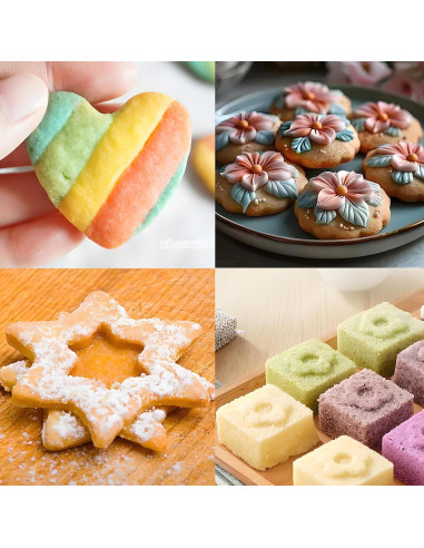 Juego de Cortadores de Galletas 32 Piezas Yomfut 6 Formas