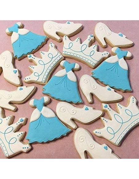 Juego de Cortadores de Galletas Princesa Ann Clark 3 Piezas