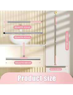 Escoba de Goma KZKR con Mango Extensible 132 cm 2