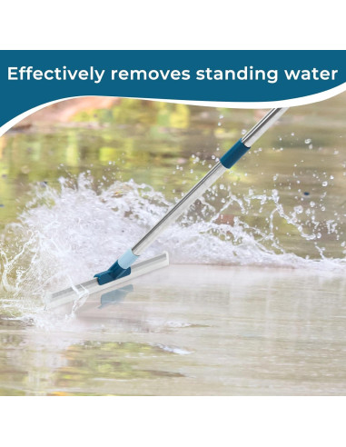 Raspador de Suelo TrueYee 43 cm con Mango de 144 cm Ergonómico