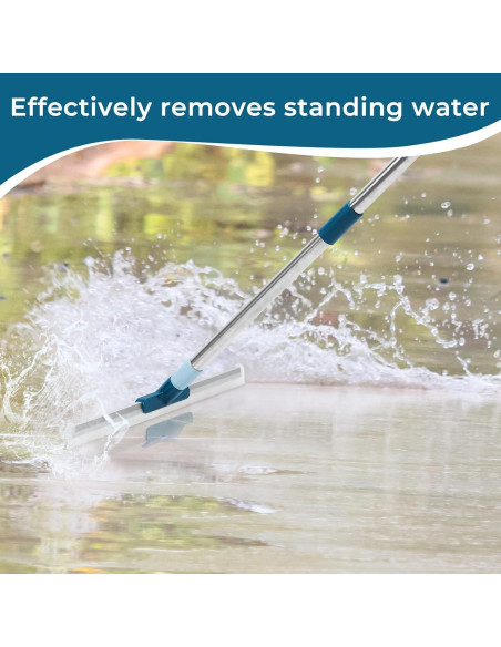 Raspador de Suelo TrueYee 43 cm con Mango de 144 cm Ergonómico