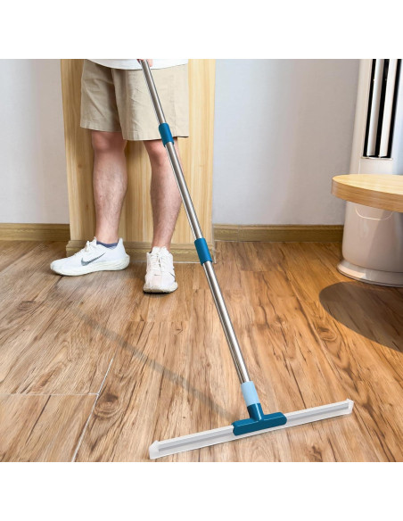 Raspador de Suelo TrueYee 43 cm con Mango de 144 cm Ergonómico