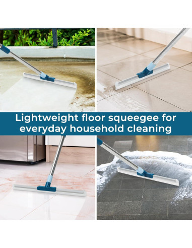 Raspador de Suelo TrueYee 43 cm con Mango de 144 cm Ergonómico