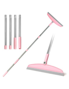 Escoba de Silicona OOOFLOWER Ajustable 137 cm para Piso