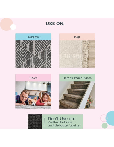 Rasqueta de Alfombra Uproot Clean Xtra para Pelo de Mascota