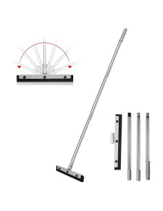 Escobilla de Piso DrDirt 35,56 cm Giratoria con Cuchilla de Goma