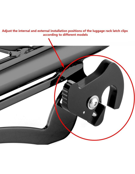 Soporte de Equipaje Desmontable VPZMT para Harley 2009-2024
