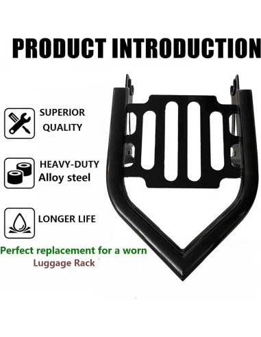 Soporte de Equipaje Desmontable VPZMT para Harley 2009-2024