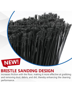 Escoba Pesada Ajimy 152.4 cm de Ángulo para Interiores y Exteriores 2