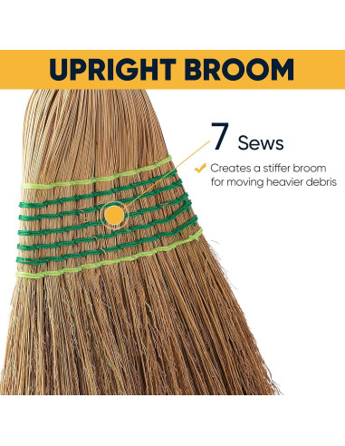 Escoba de Maíz Yocada 151.6 cm Resistente para Limpieza