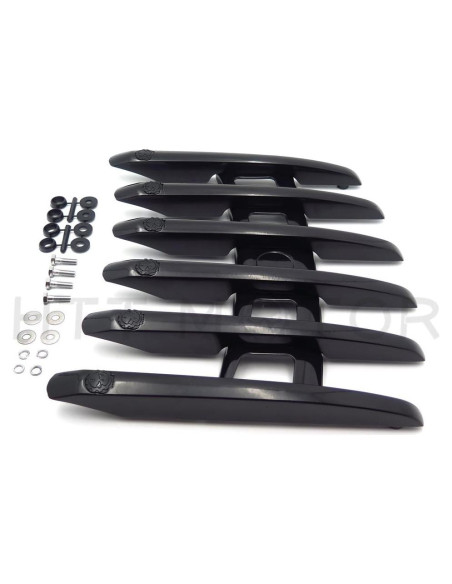 Soporte de Equipaje SMT-MOTO para Harley Touring Negro