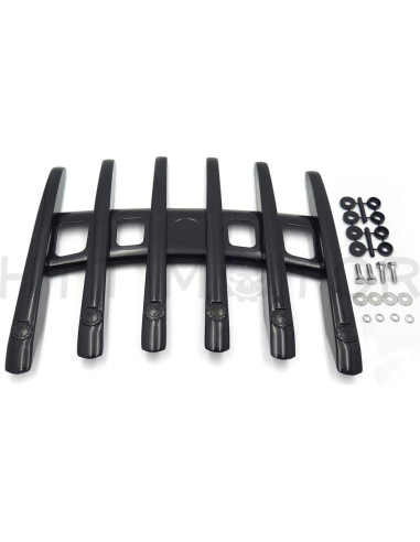 Soporte de Equipaje SMT-MOTO para Harley Touring Negro
