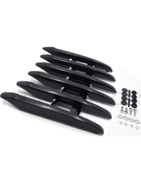 Soporte de Equipaje SMT-MOTO para Harley Touring Negro