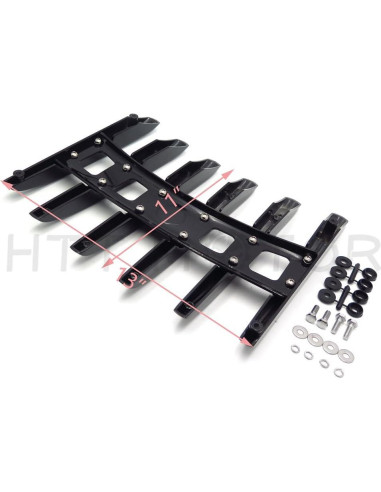 Soporte de Equipaje SMT-MOTO para Harley Touring Negro