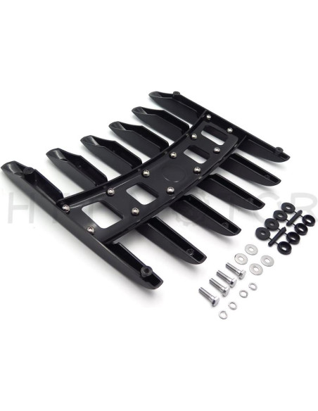 Soporte de Equipaje SMT-MOTO para Harley Touring Negro