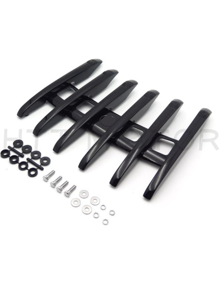 Soporte de Equipaje SMT-MOTO para Harley Touring Negro
