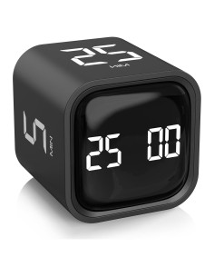Temporizador Pomodoro OORAII 5-50 Minutos Rotativo Negro