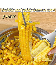 Pelador de Maíz 2PCS Tileu Acero Inoxidable 2025 2