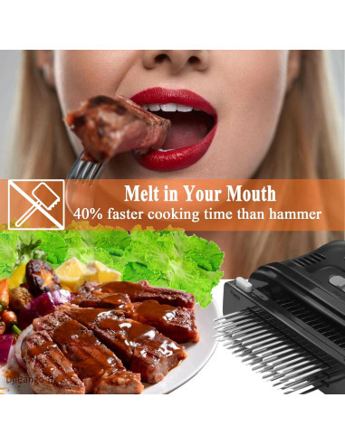 Ablandador de Carne DePango 48 Cuchillas Acero Inoxidable