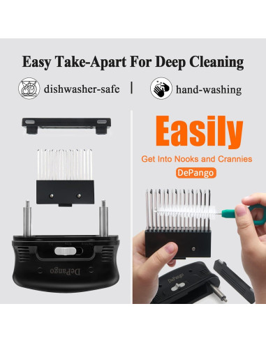 Ablandador de Carne DePango 48 Cuchillas Acero Inoxidable