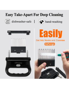 Ablandador de Carne DePango 48 Cuchillas Acero Inoxidable 2