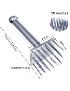Ablandador de Carne Vankcp 28 Cuchillas Acero Inoxidable 2