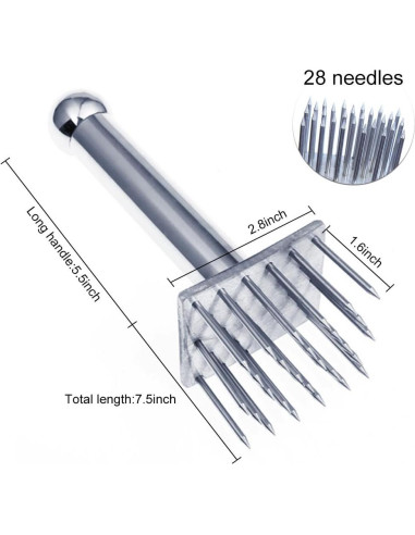 Ablandador de Carne Vankcp 28 Cuchillas Acero Inoxidable