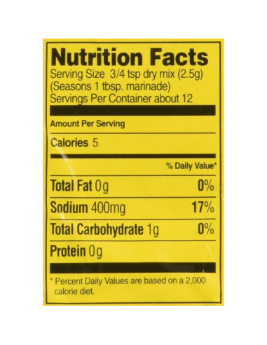 Marinada Original Adolph 4 paquetes 113 g cada uno