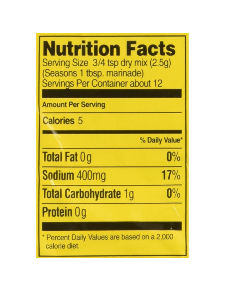 Marinada Original Adolph 4 paquetes 113 g cada uno