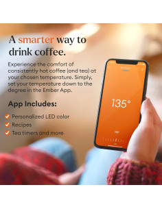 Taza Inteligente Ember 2 Control de Temperatura 295 ml Roja 2